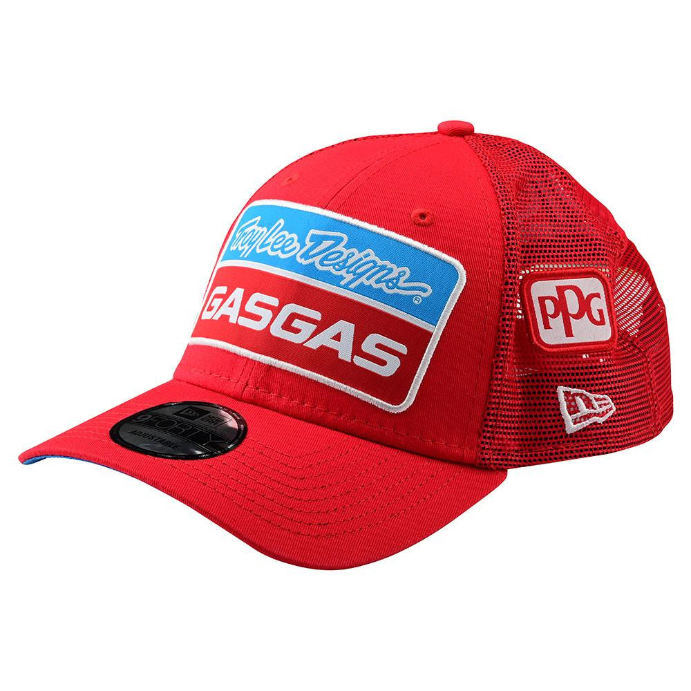 Troy Lee Designs TLD GasGas Team Curved Snapback Hat Red