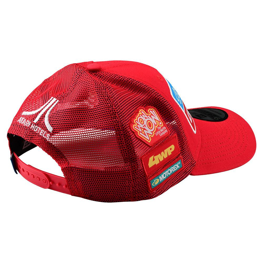 Troy Lee Designs TLD GasGas Team Curved Snapback Hat Red