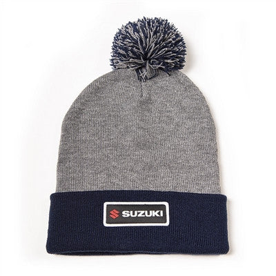 Factory Effex Suzuki Pom Beanie - Grey/Navy