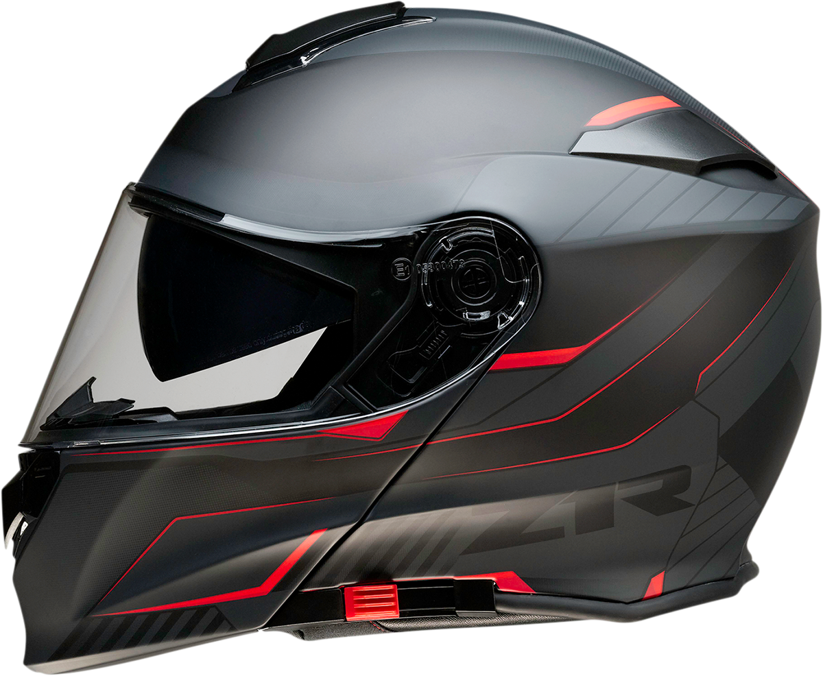 Z1R Solaris Modular Scythe Helmet Black/Red