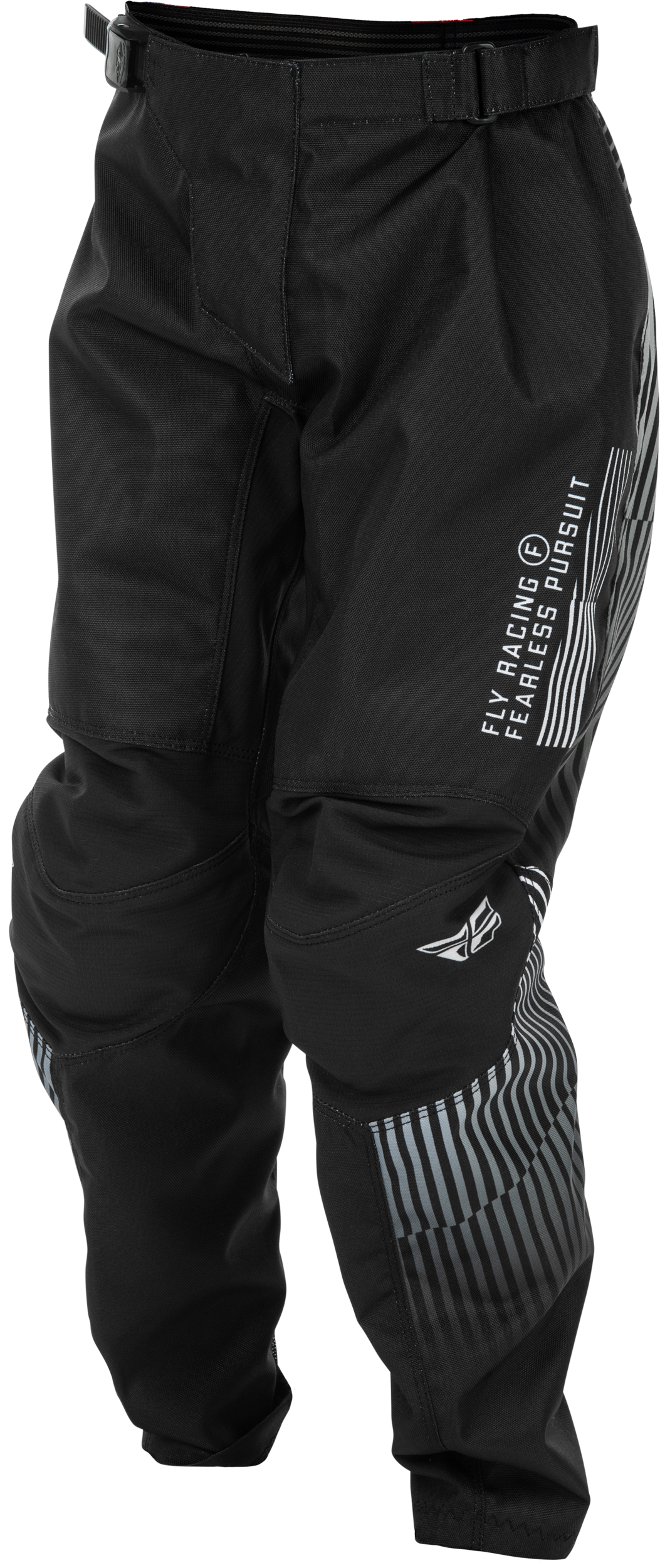 FLY Racing 2026 Youth F-16 Black/White Jersey Pant Combo