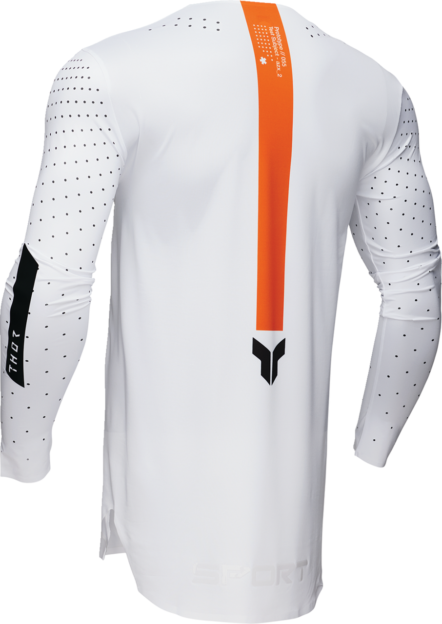 Thor 2025 SPORTMODE Rogue Jersey White/Orange