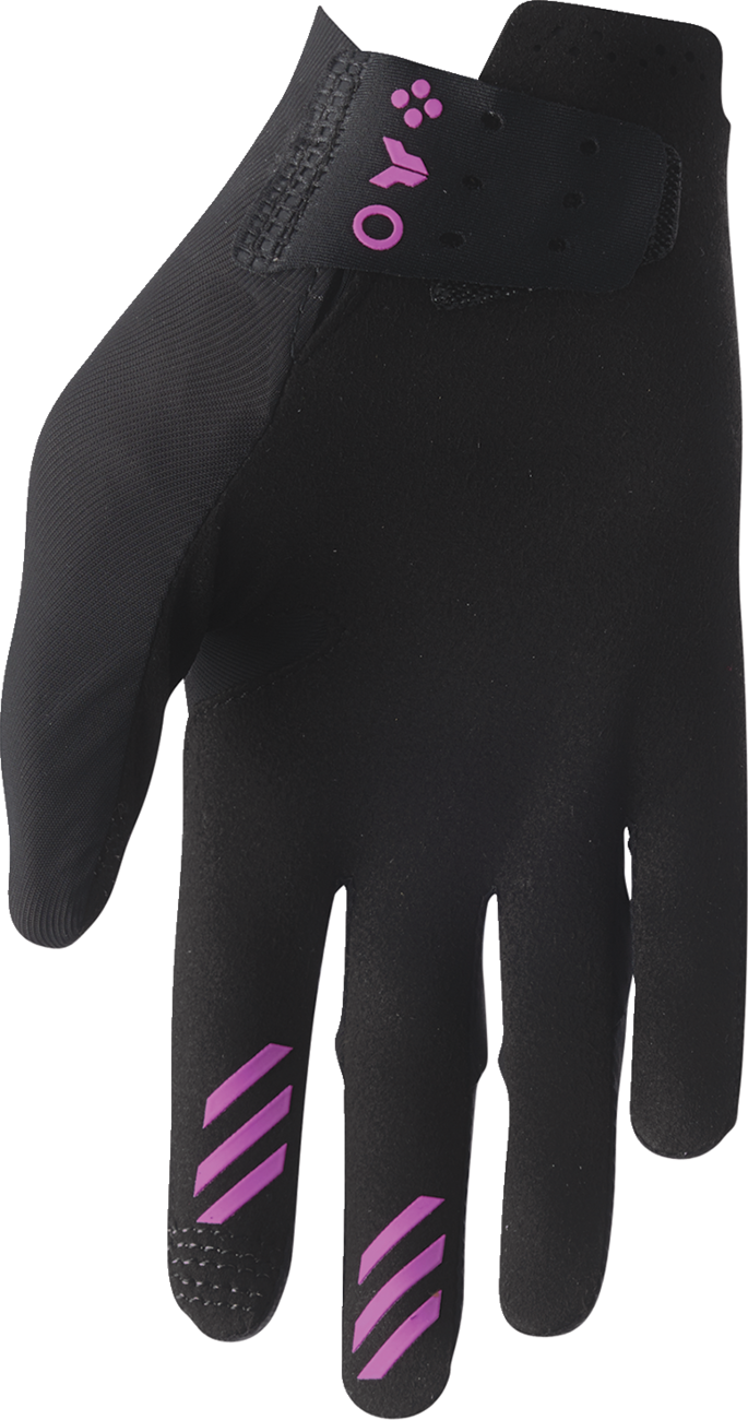 Thor 2026 Womens Sportmode Iconic Gloves Black/Orchid