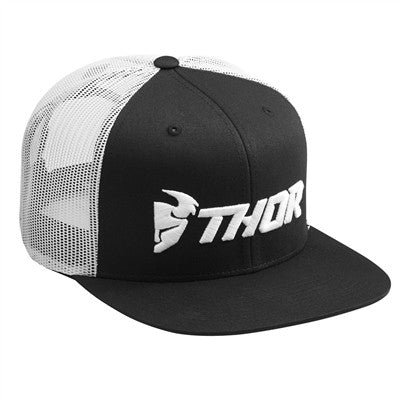 Thor 2020 Trucker Snapback Hat - Black/White