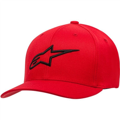 Alpinestars Youth Ageless Curve Hat - Red/Black