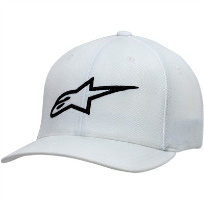 Alpinestars Youth Ageless Curve Hat - White/Black