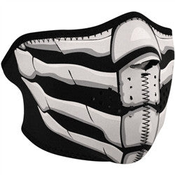 Zan Headgear Glow-In-The Dark Full-Face Mask - Black/White