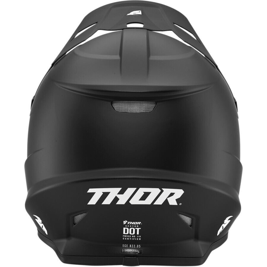 Thor 2022 Sector Offroad Helmet - Black