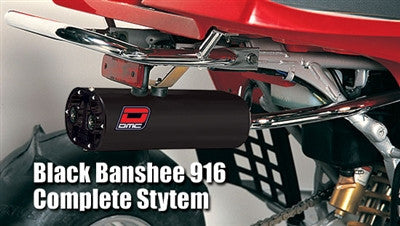 DMC Black Exhaust System Yamaha Banshee 916 (89-Current)