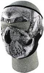 Zanheadgear 2015 Full Face Mask - Black & White Skull