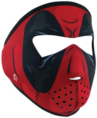 Bobster Neoprene Patented Full Face Mask - Red Dawn (small face)