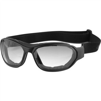 Bobster Force Sunglasses - Matte Black/Clear Photochromatic Lens