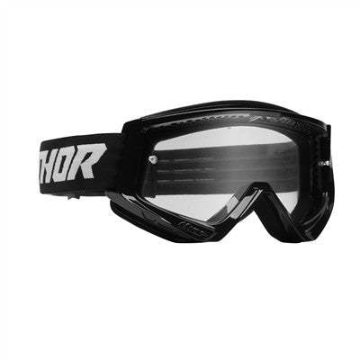 Thor Combat Racer Goggle - Black/White