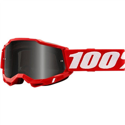 100% Accuri Sand Goggle - Red/Smoke Lens