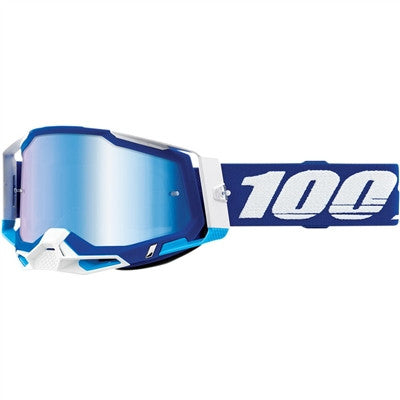 100% Racecraft Goggle - Blue/Mirror Blue Lens