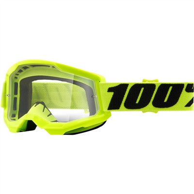 100% Strata Goggle - Yellow/Clear Lens