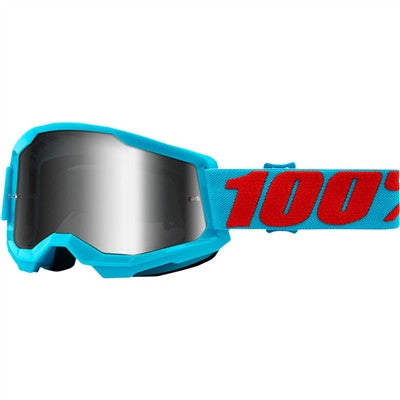 100% Strata Goggle - Summit/Mirror Silver Lens