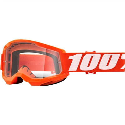 100% Youth Strata Goggle - Orange/Clear Lens