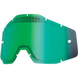 100% 2016 Dual Vented Lens - Mirror Green