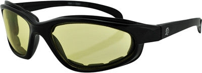 ZANheadgear Arizona Sunglasses - Black/Yellow Lens