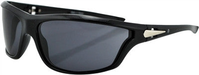 ZANheadgear Florida Sunglasses - Shiny Black/Smoke Lens