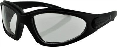 ZANheadgear Texas Sunglasses - Matte Black/Clear Lens