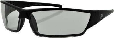 ZANheadgear Utah Sunglasses - Shiny Black/Clear Lens