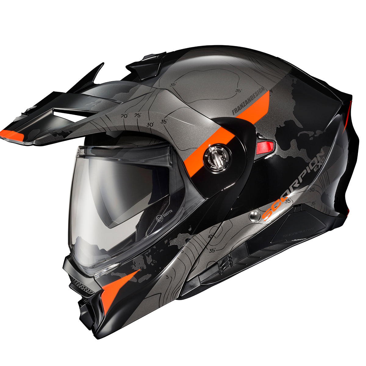 Scorpion EXO EXO-AT960 Topographic Modular Helmet