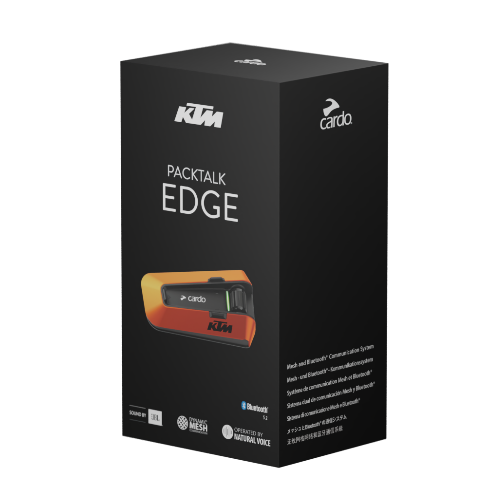 Cardo Packtalk Edge Single KTM Edition