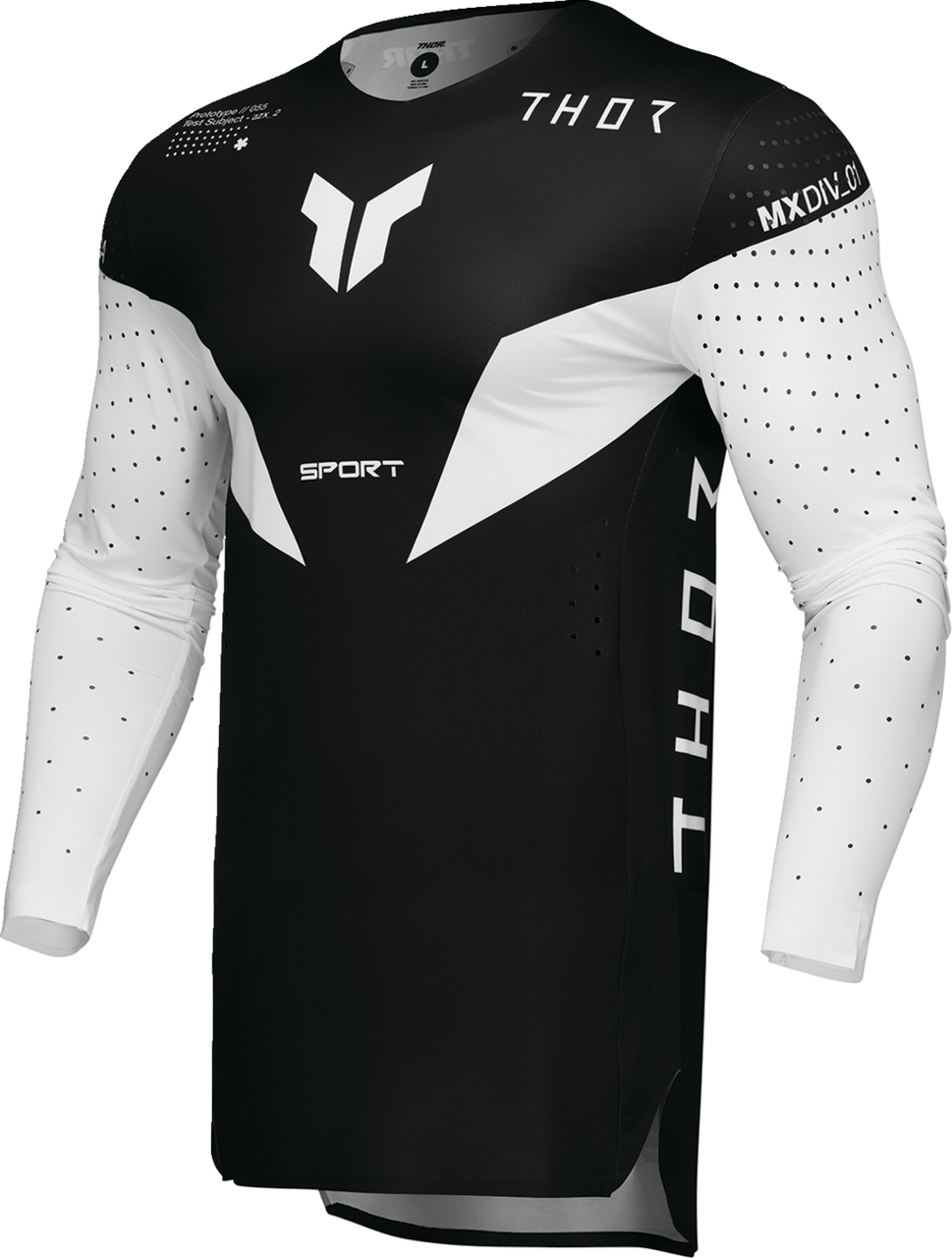 Thor 2025 SPORTMODE Strike Jersey Black