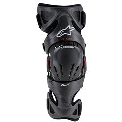 Alpinestars 2017 Fluid Tech Carbon Knee Brace - Anthracite/Red/White