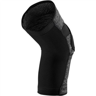 100% Ridecamp Bicycle Knee Guards - Grey/Black