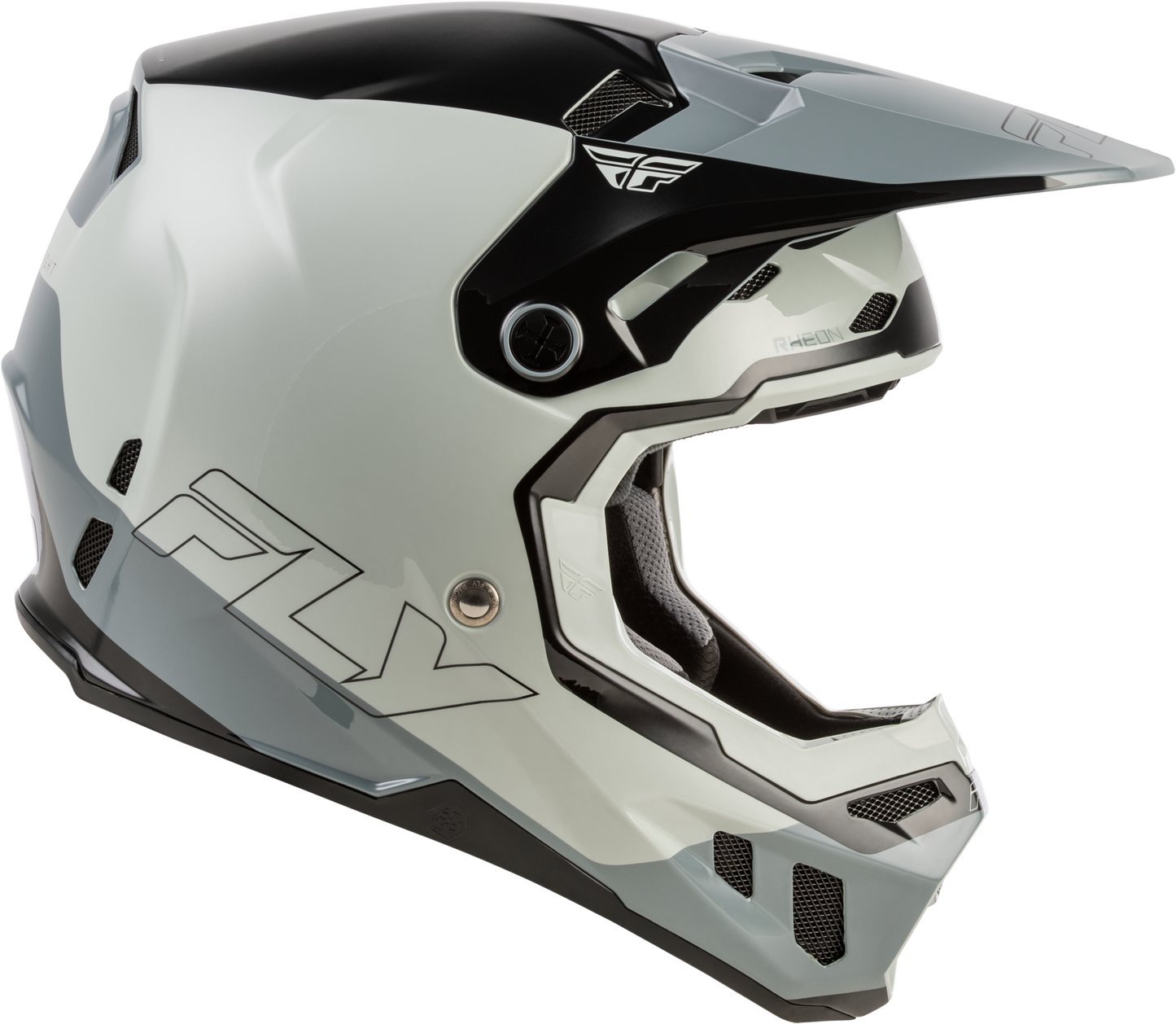 FLY Racing 2026 Formula CC Glide Helmet Grey/Light Grey/Black
