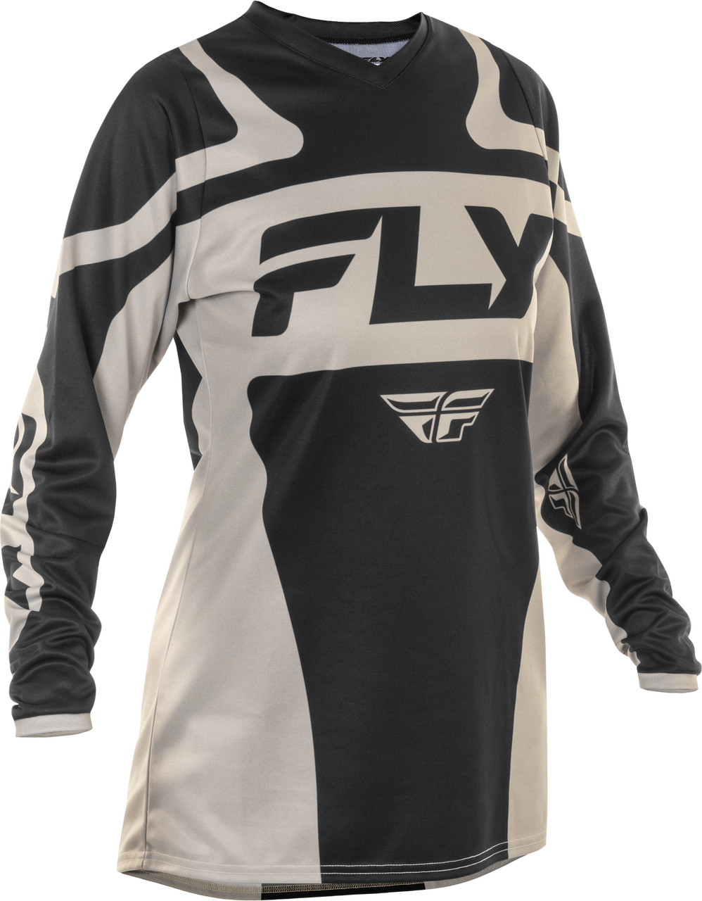 FLY Racing 2025 Womens F-16 Jersey Black/White