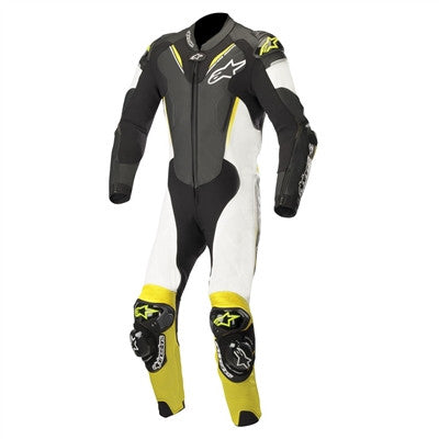 Alpinestars 2019 Atem V3 1PC Leather Suit - Black/White/Yellow