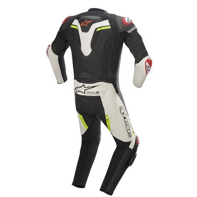 Alpinestars 1-PC Missile Ignition Leather Suit Tech-Air Compatible - Black/White/Yellow