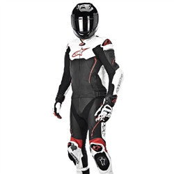 Alpinestars 2019 Atem 2PC Leather Suit - Black/White/Red