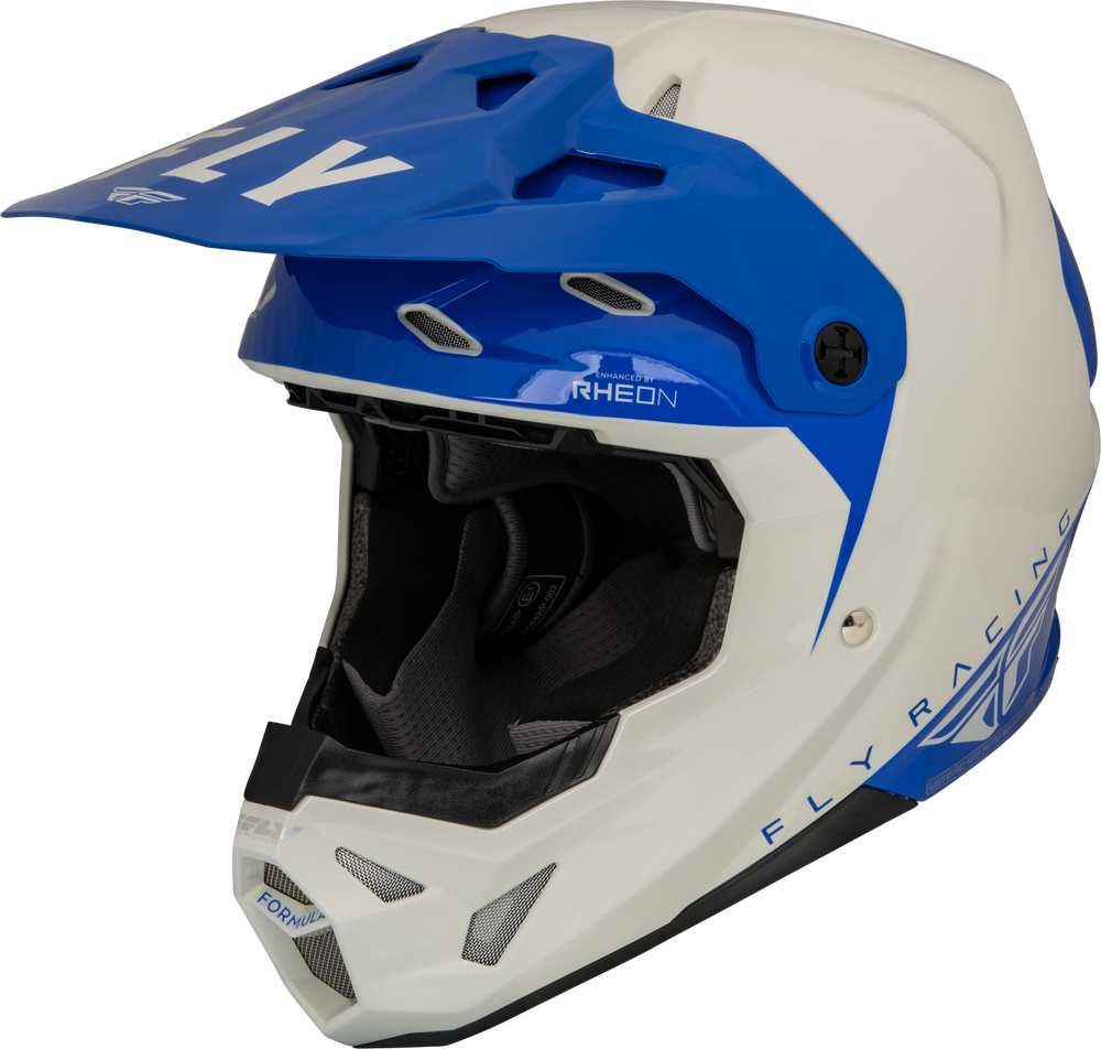 FLY Racing 2023 Formula CP Slant Offroad Helmet Grey/Blue