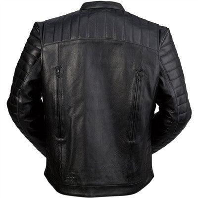 Z1R Artillery Leather Jacket - Black