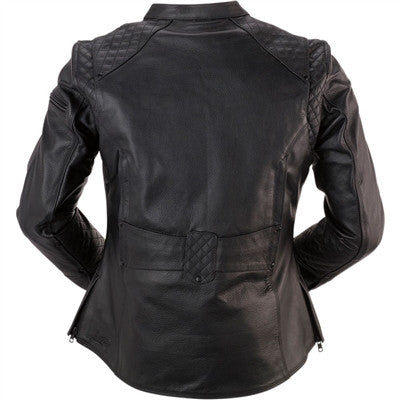 Z1R Womens 35 Special Leather Jacket - Black