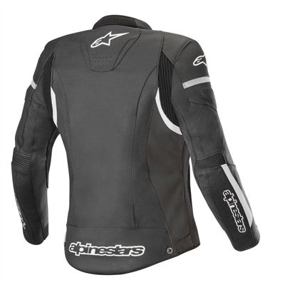 Alpinestars 2019 Womens Stella Kira Leather Jacket - Black/White