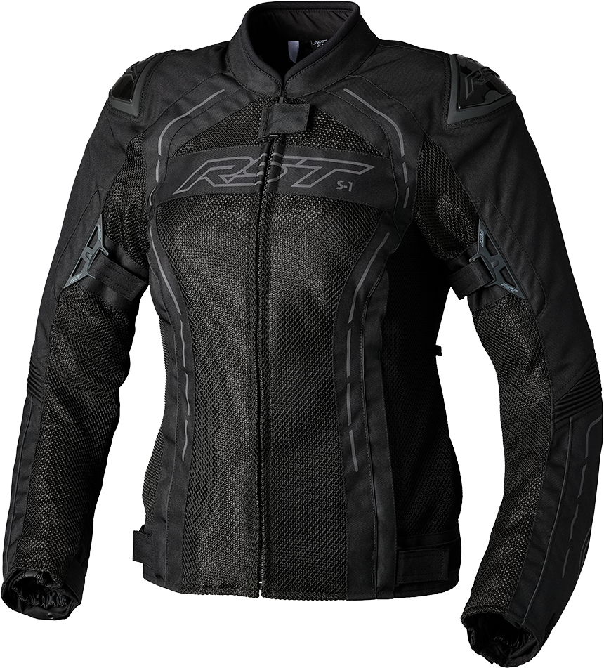 RST Womens S1 Mesh CE Jacket Black/Black