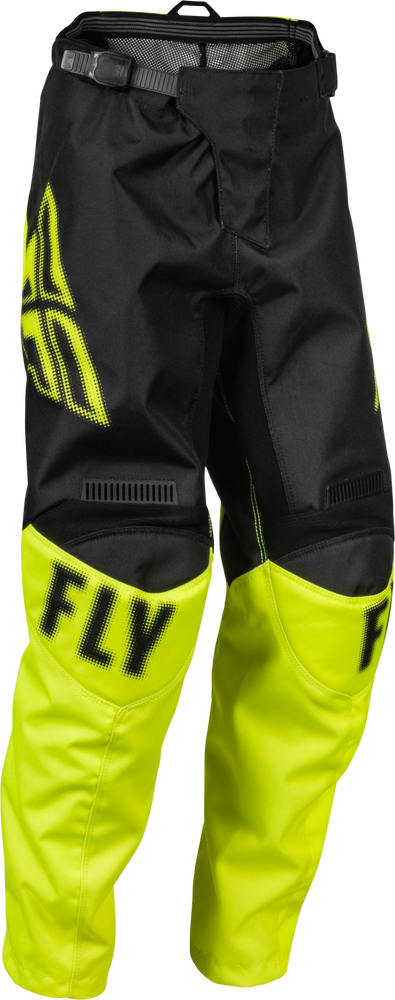 FLY Racing 2023 Youth F-16 Pants Black/Hi-Vis