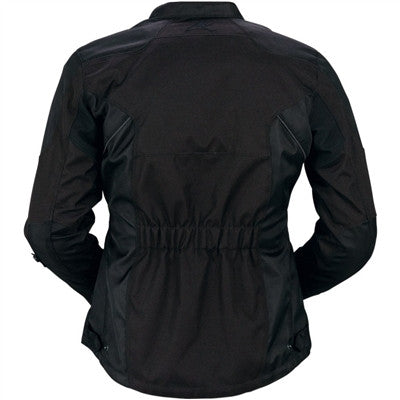 Z1R Womens Zephyr Textile Jacket - Black