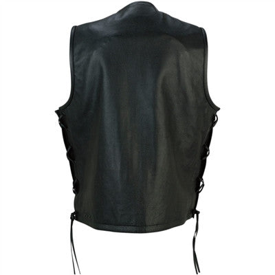 Z1R 2020 Gaucho Leather Vest - Black