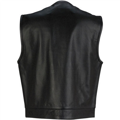 Z1R 2020 Ganja Leather Vest - Black