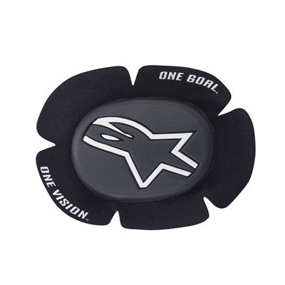 Alpinestars GP Sport EVO Knee Sliders - Black/White