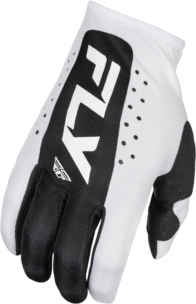FLY Racing 2025 Lite Gloves White/Black