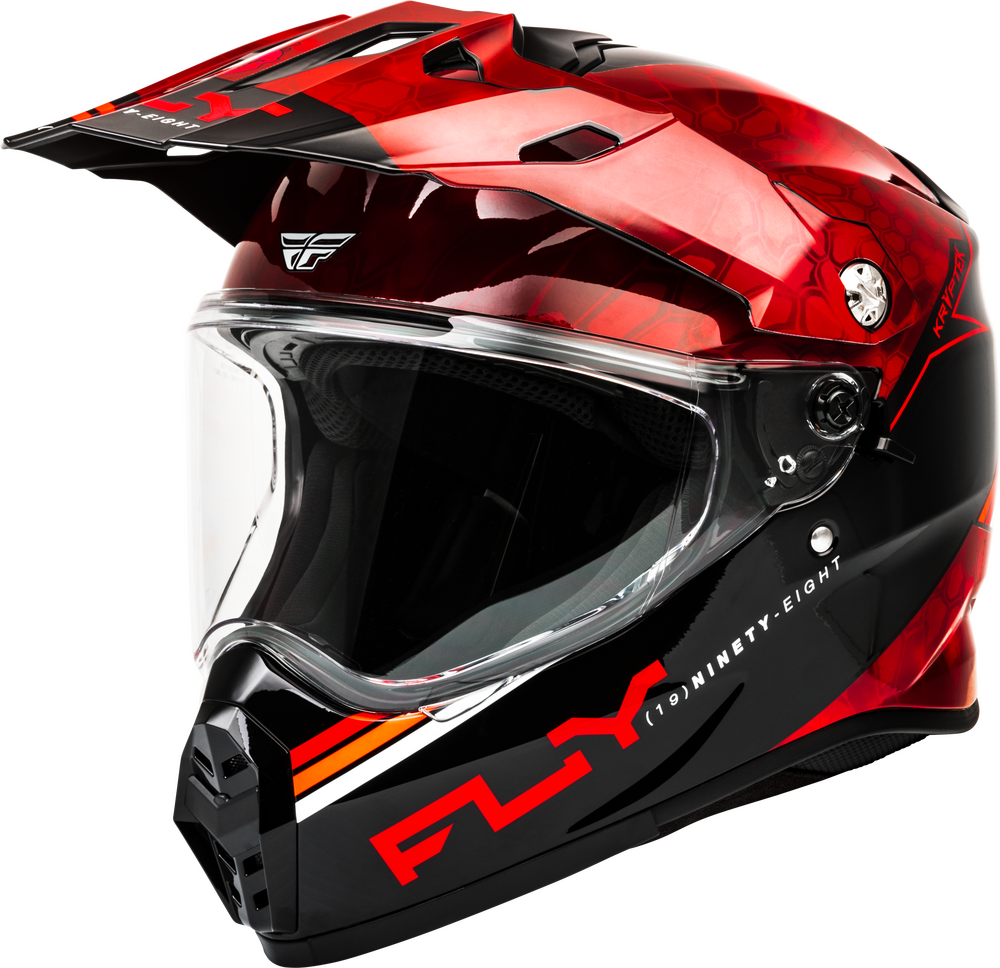 FLY Racing 2025 Trekker Conceal Helmet Red/Black