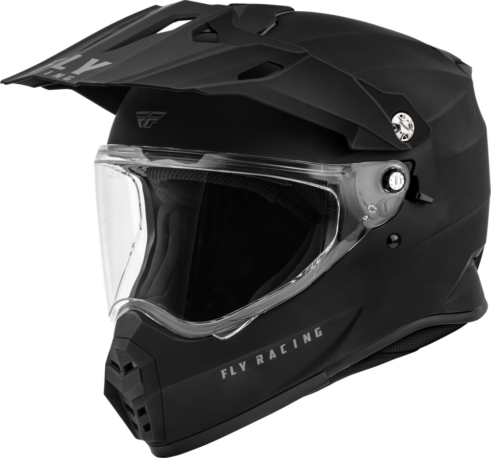 FLY Racing 2025 Trekker Solid Helmet Matte Black
